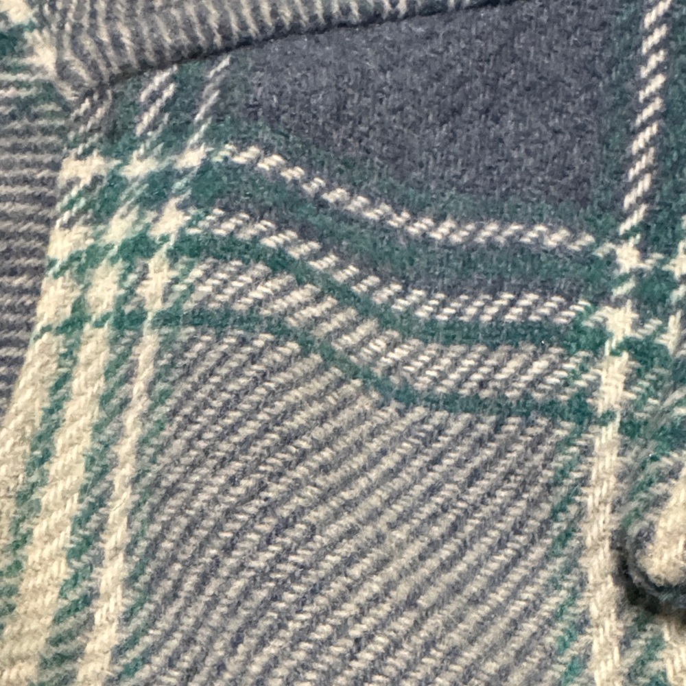 Plaid Button-Up Shacket - Picture 3 of 3